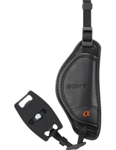 STP-GB1 AM Hand Strap in black leather for Sony Alpha 2